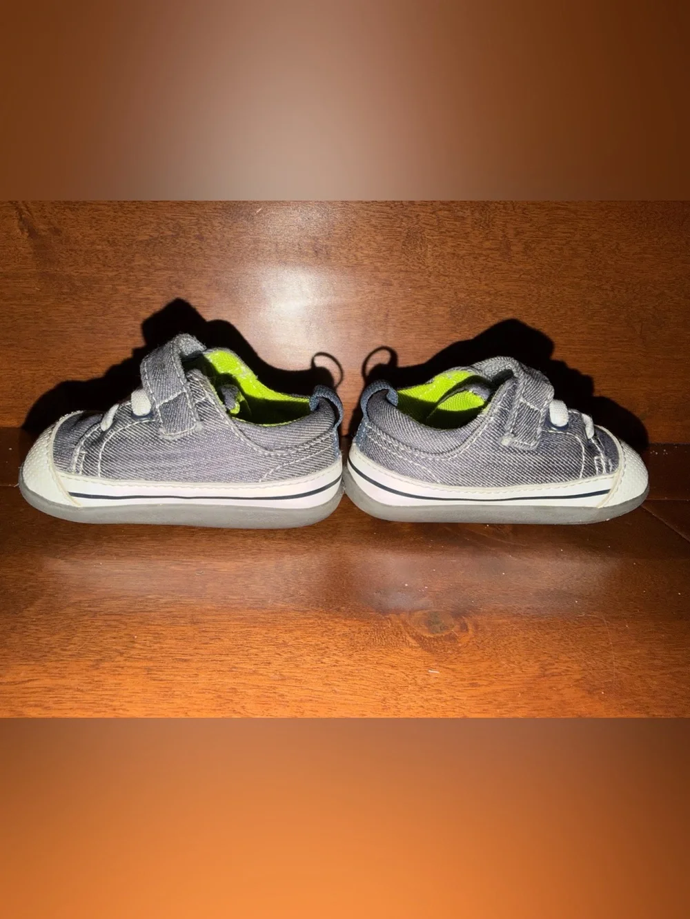 See Kai Run First Walker Canvas Sneakers in Gray